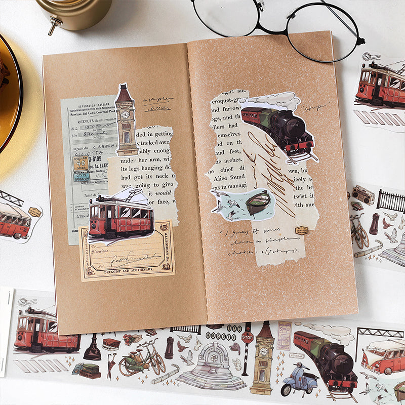 Travel Diary PET Sticker Tape