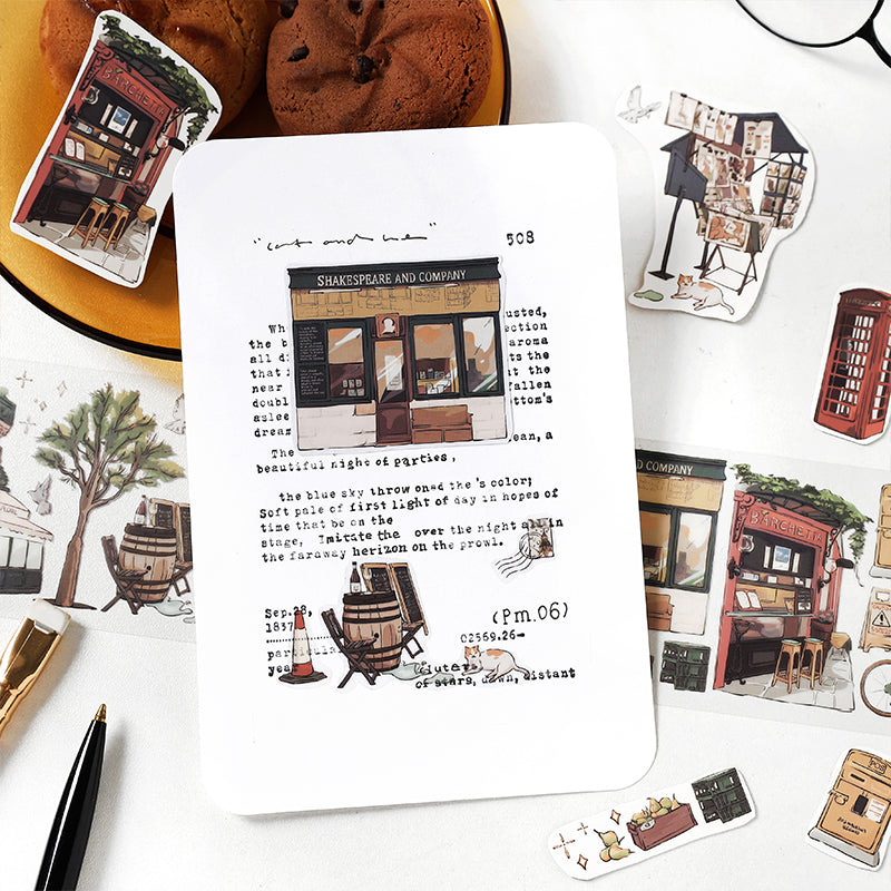 Travel Diary PET Sticker Tape