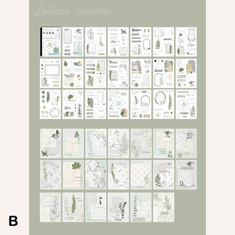 Washi-Stickerbuch 40 Blatt