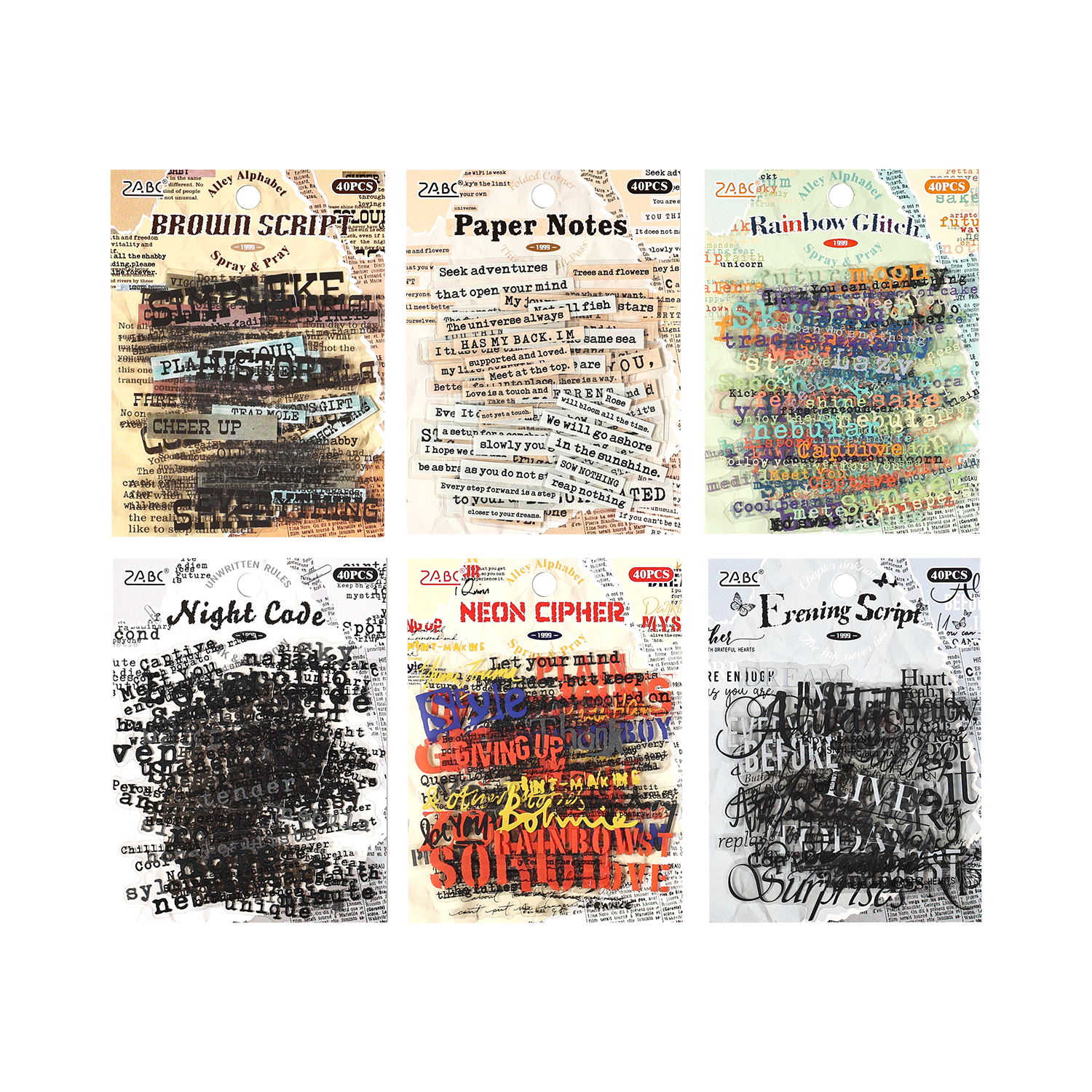 Whispers Among the Words Sticker