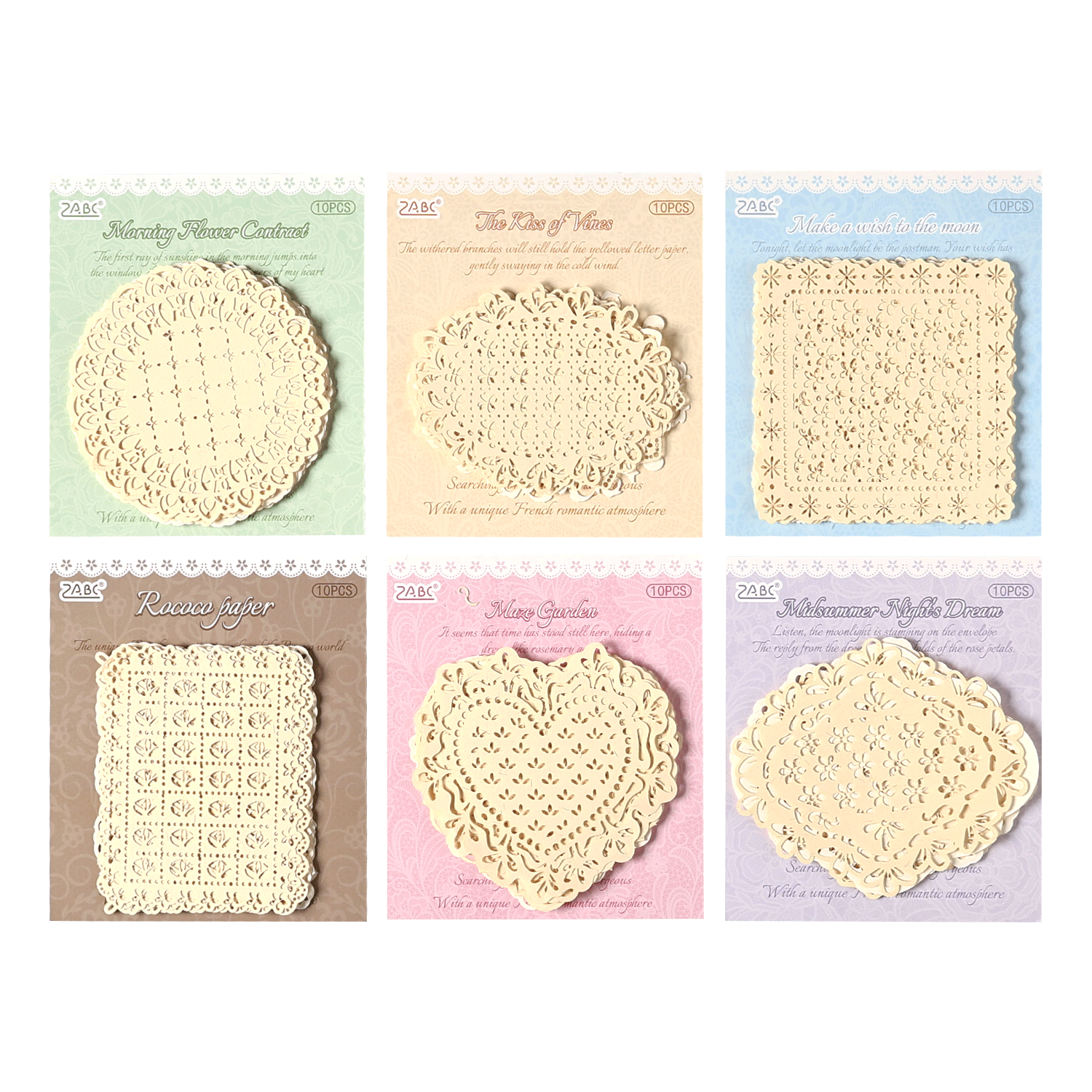 Lace Cut-outs Scrapbooking Paper