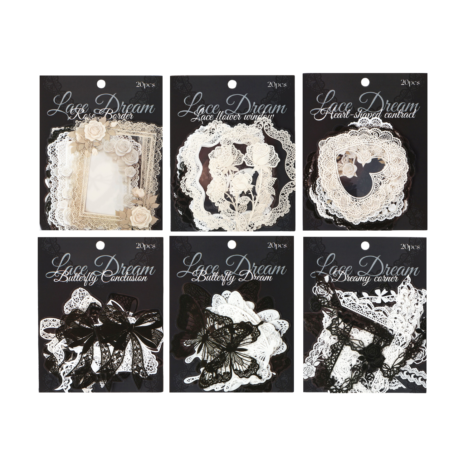 Lace Dream series PET Sticker