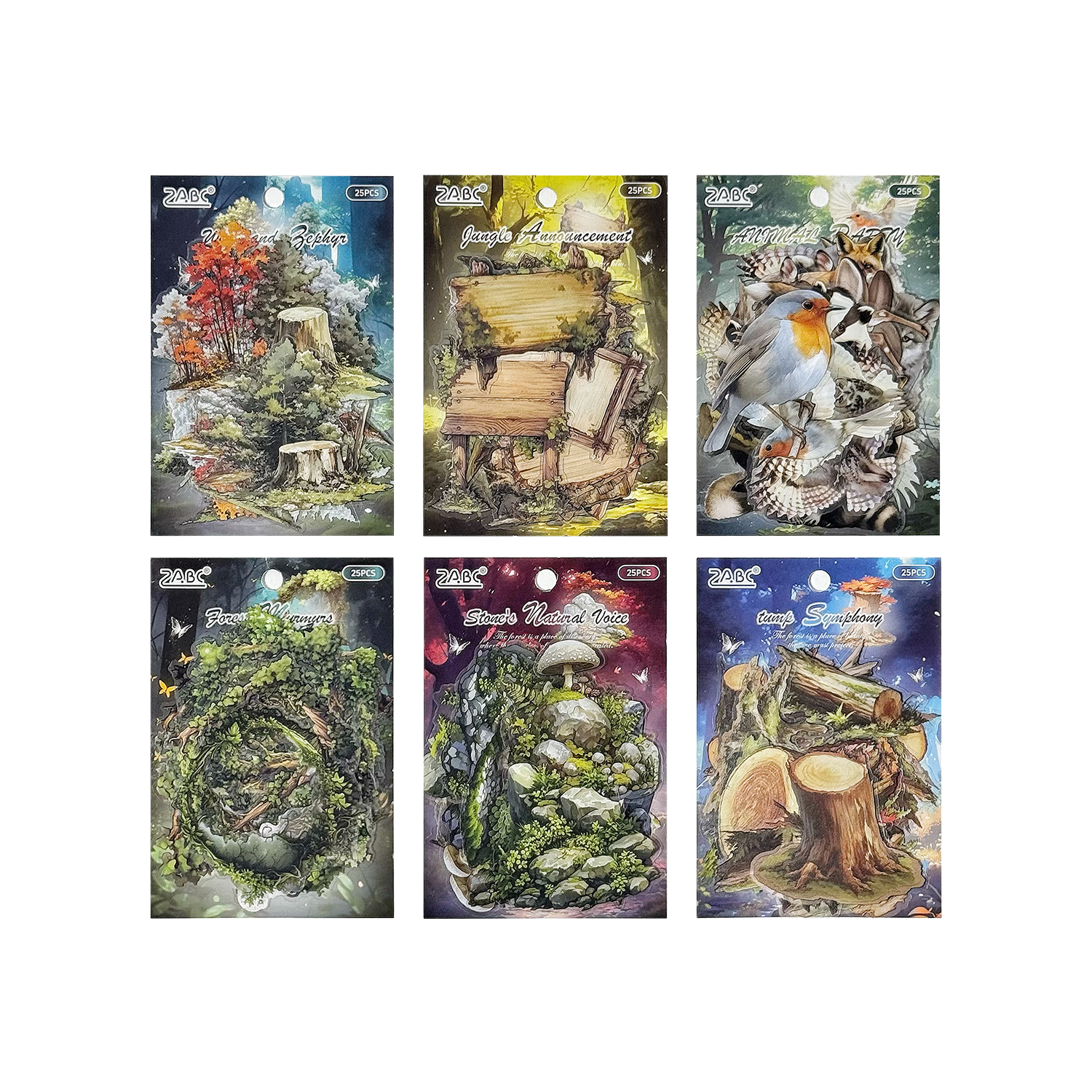 Green Field Series PET Sticker