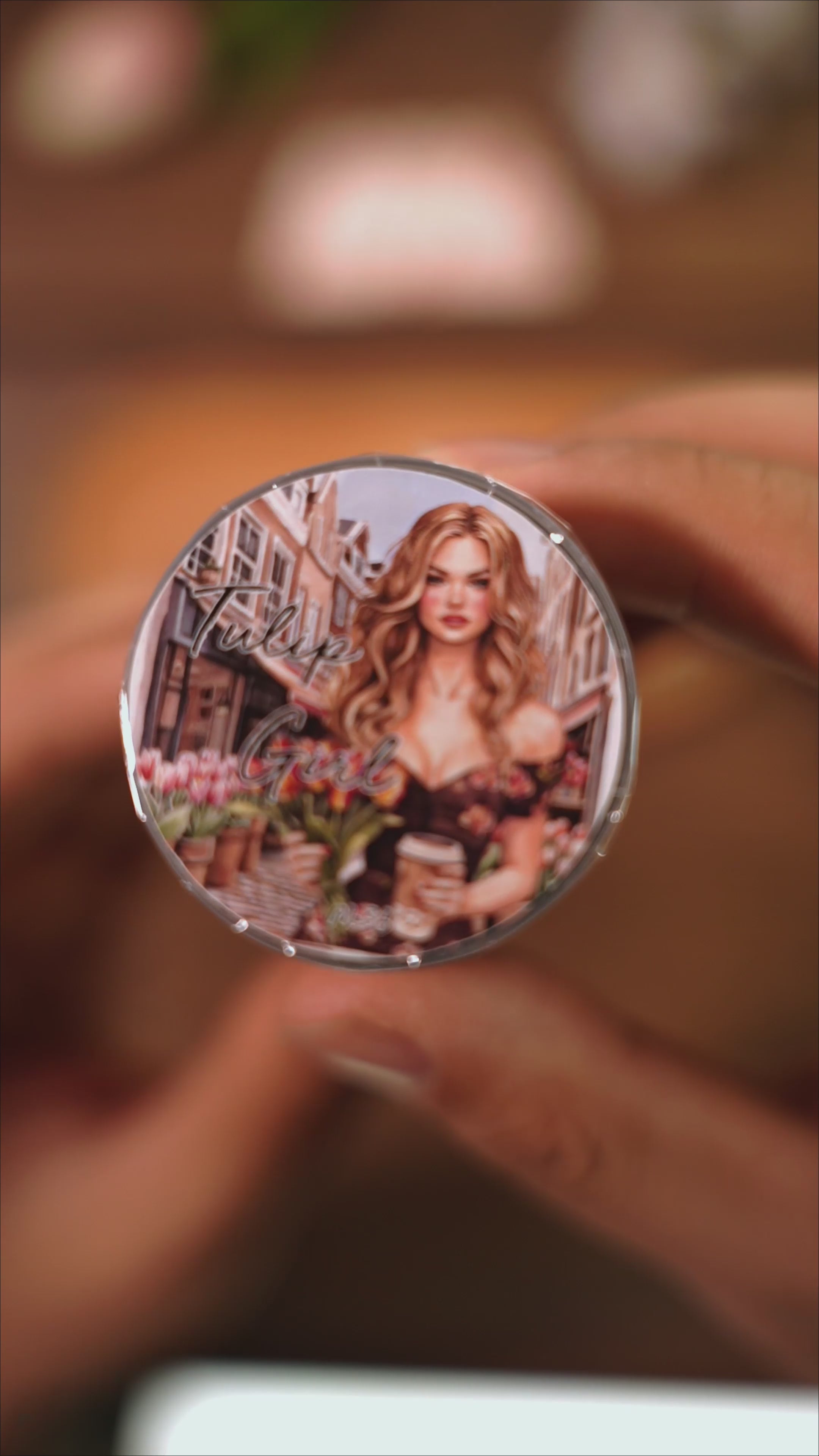 Tulip Girl Pre-cut PET Tape | No.36 | MOOBOOM Design