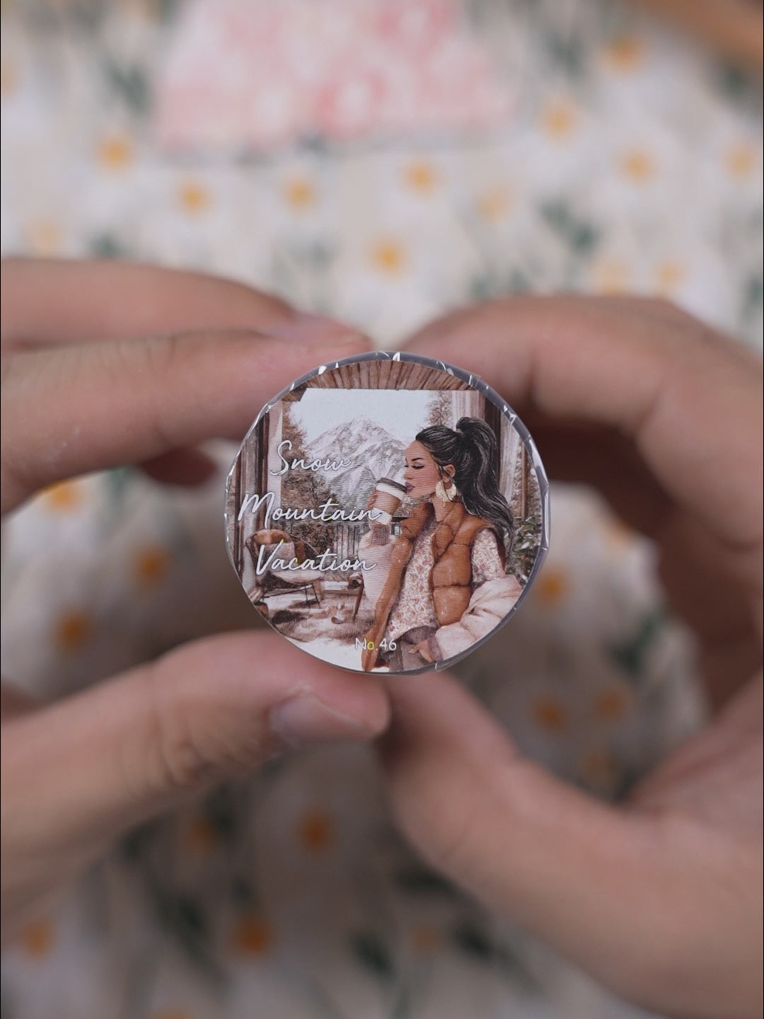 Snow Mountain Vacation PET Tape | No.46 | MOOBOOM Design