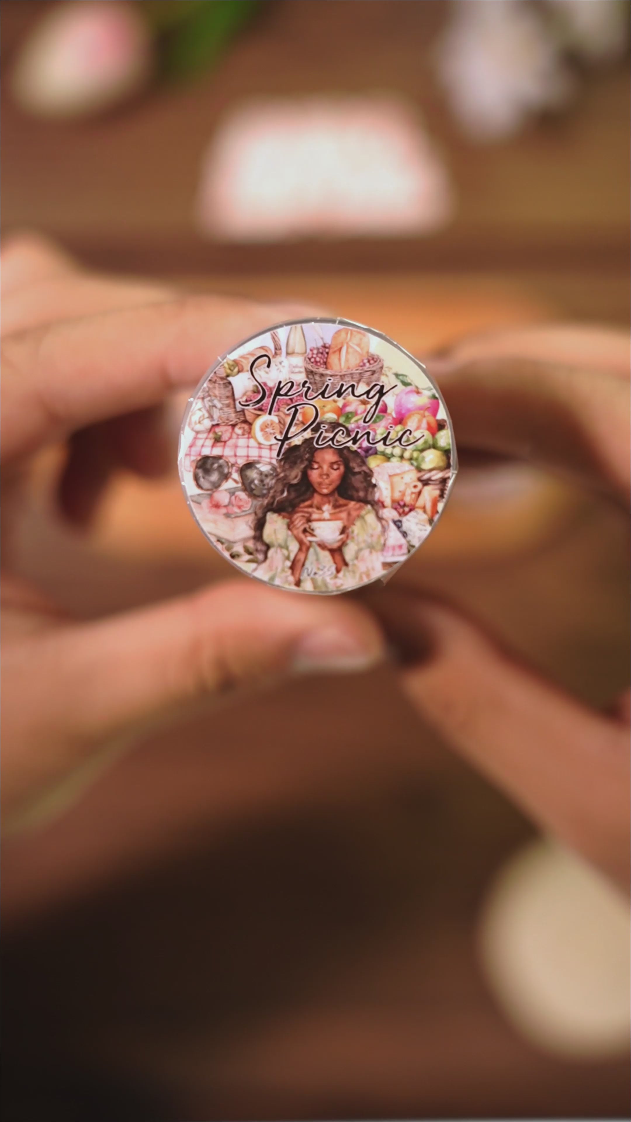 Spring Picnic Pre-cut PET Tape | No.35 | MOOBOOM Design