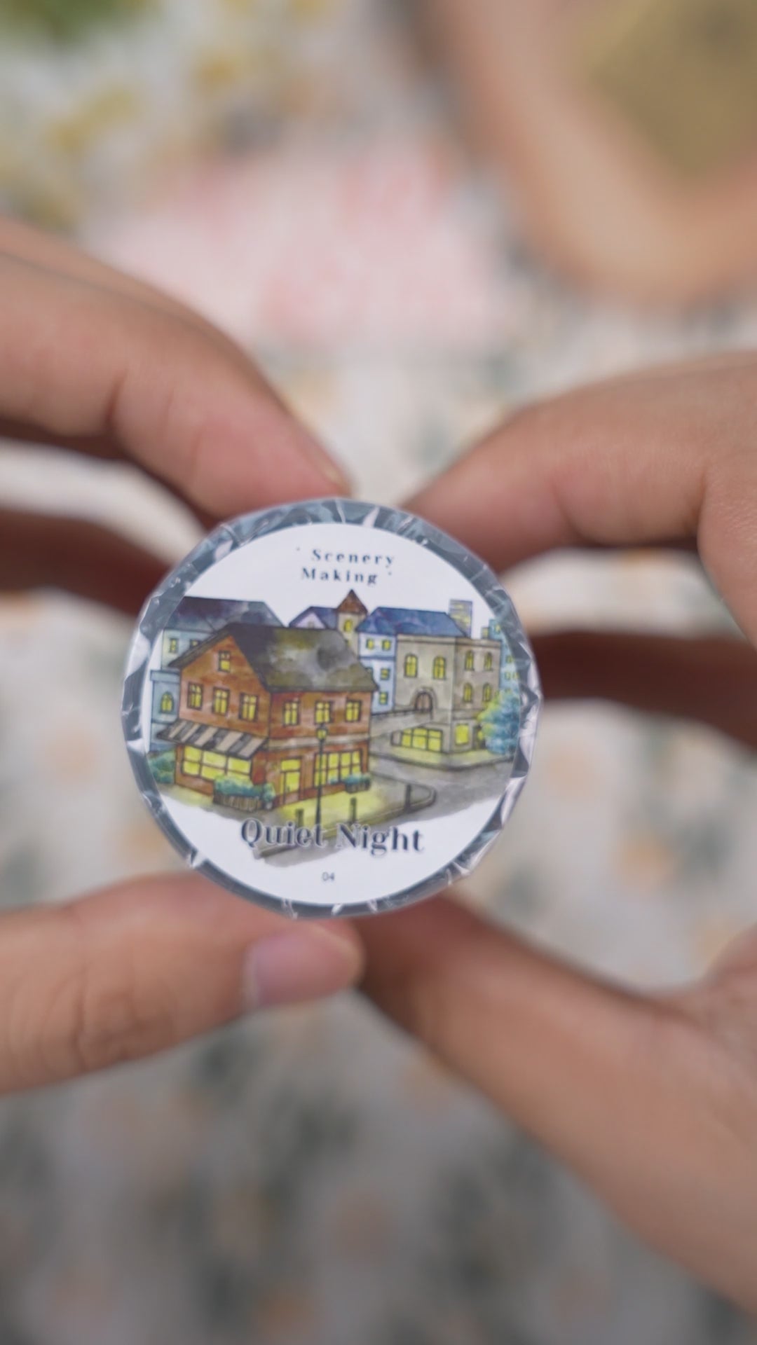 【MOOBOOM】Quiet Night Scenery Pre-cut Landscaping Tape