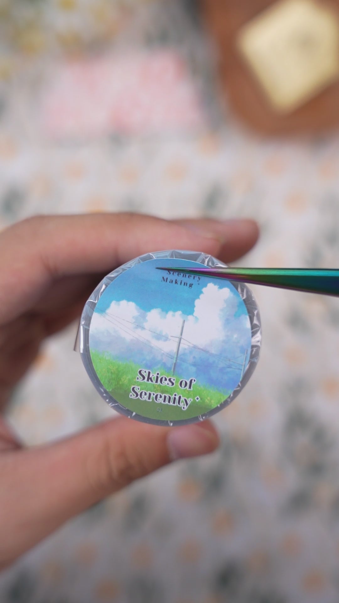 【MOOBOOM】Skies of Serenity Scenery Pre-cut Landscaping Tape for scrapbooking and Journaling