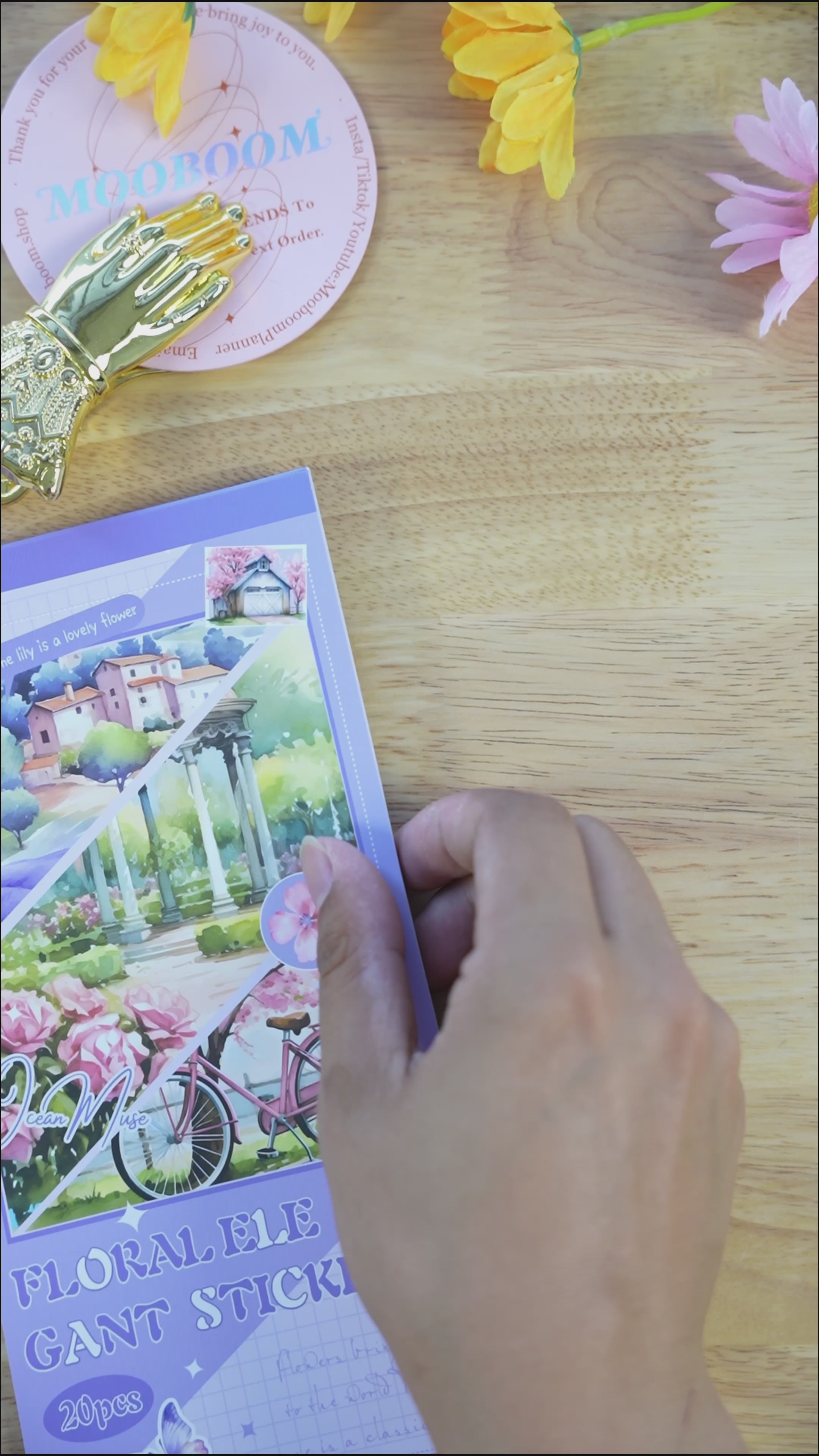 Hazy Memories Pre-cut Sticker Book