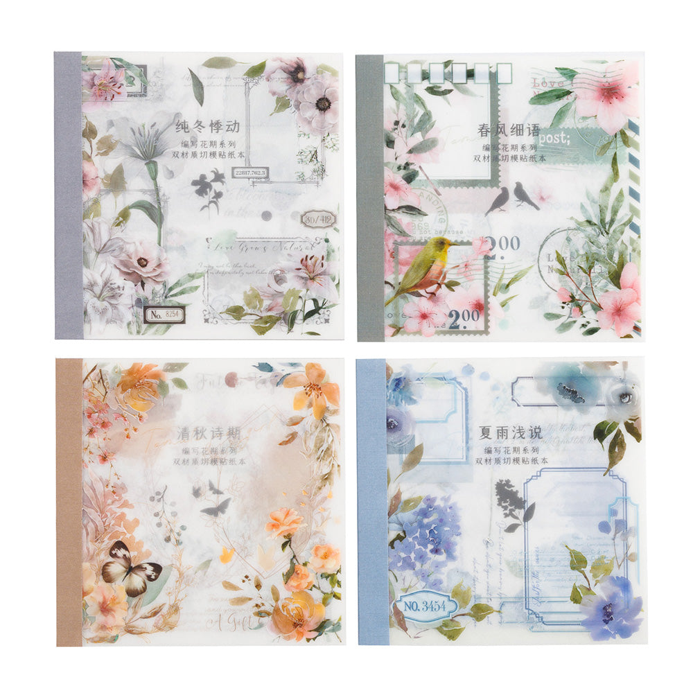 Pre-cut Washi&PET Sticker Book