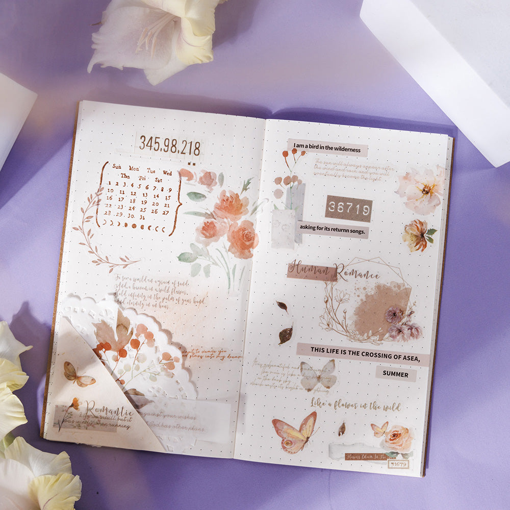 Pre-cut Washi&PET Sticker Book