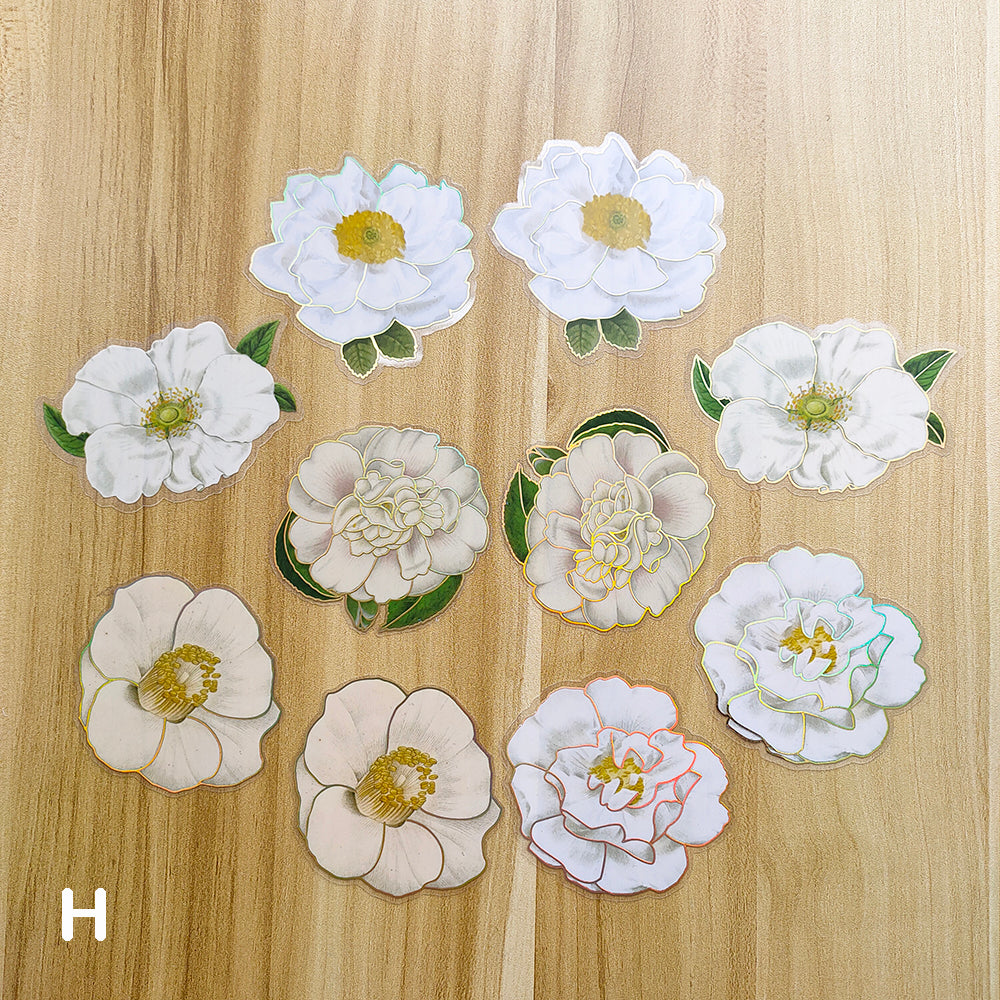 Blooming Flower Stickers