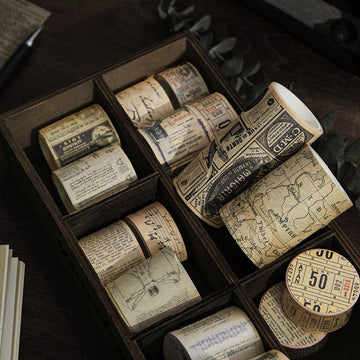 Retro Nostalgic Style Map Creative Washi Tape