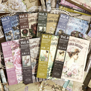 Flora Collect vintage scrapbook paper