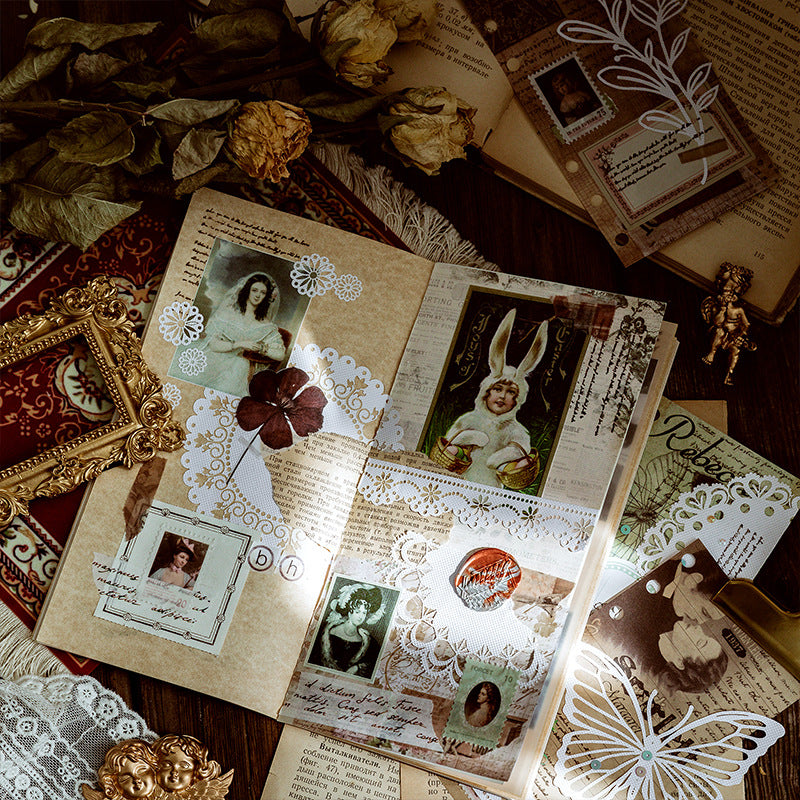 Scrapbooking thin lace paper