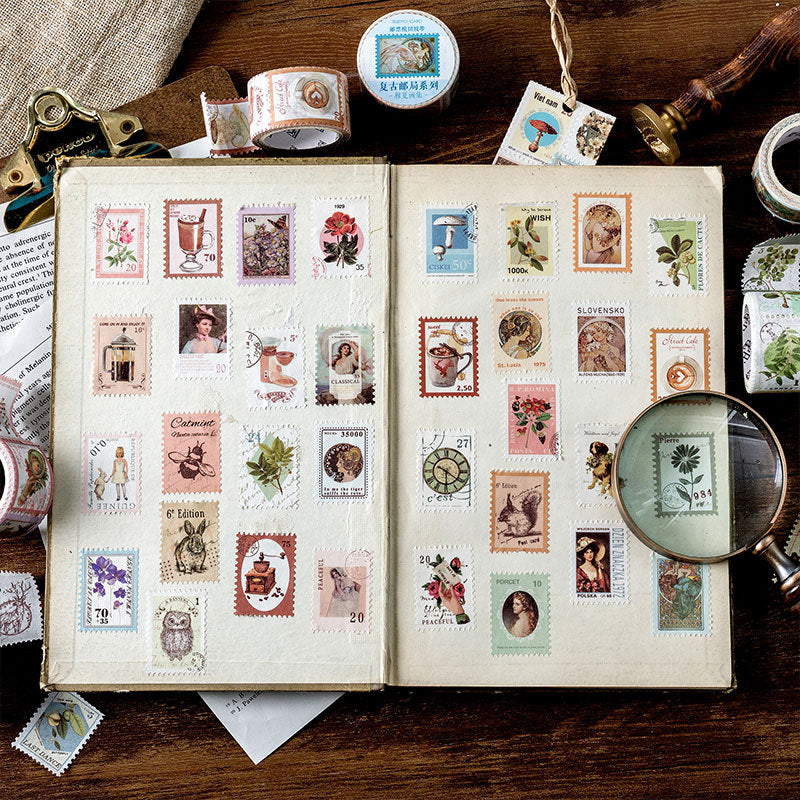 Cinta washi de la serie Oficina de correos vintage