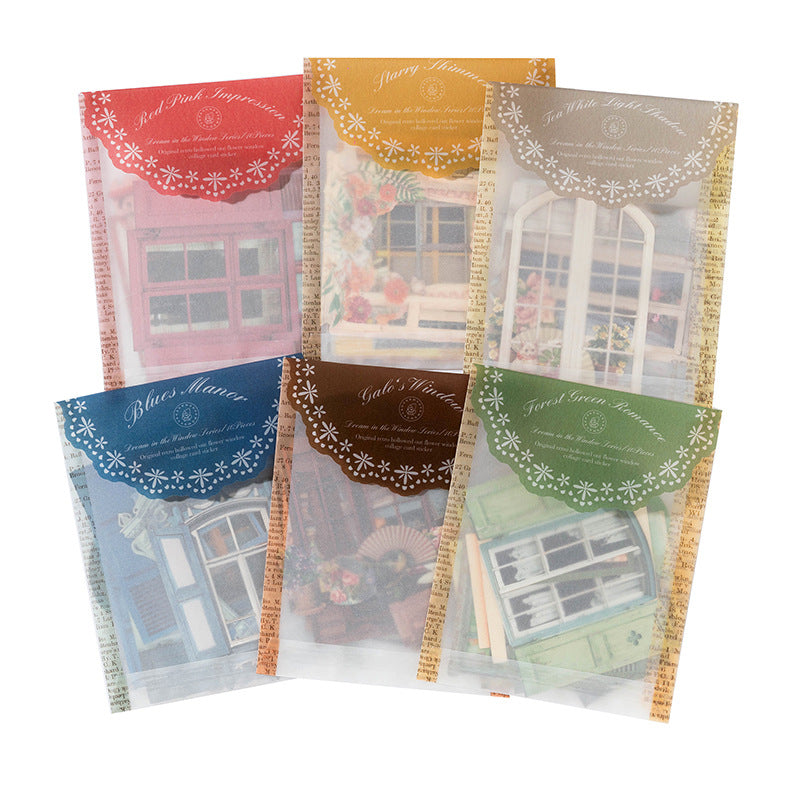 Door and Window Scrapbook Sticker