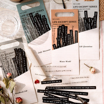 Stripe Stickers Life Pakcs 40pcs