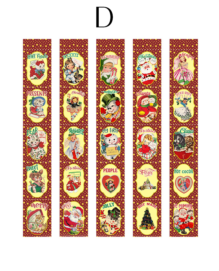 Christmas Adventure Series Long Stickers