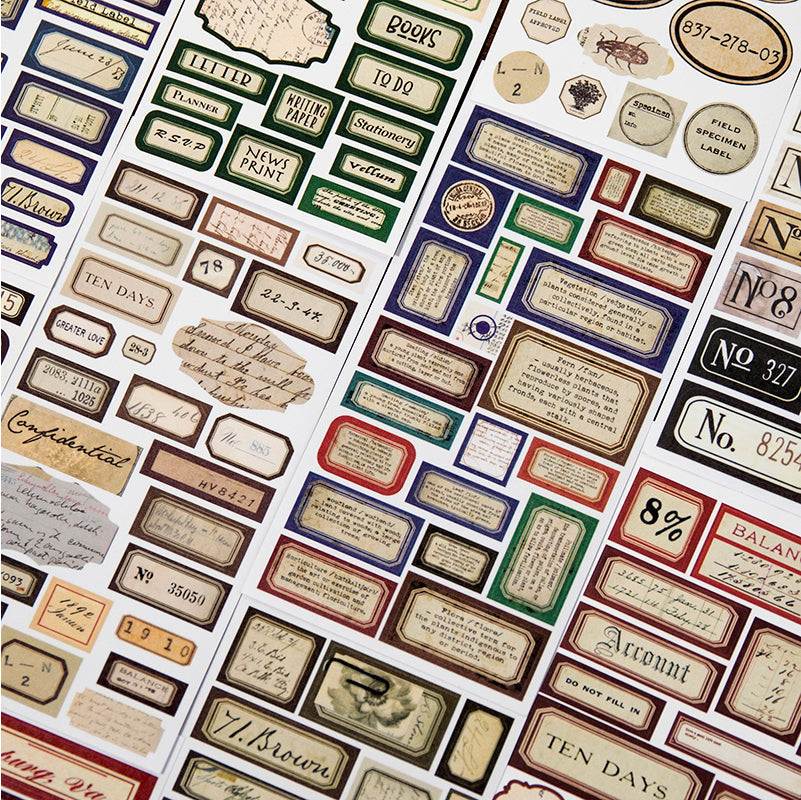 Dropped Tag Series Sticker