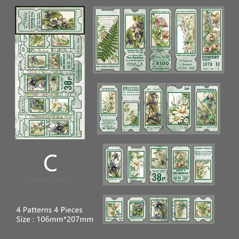 Vintage Plants sticker