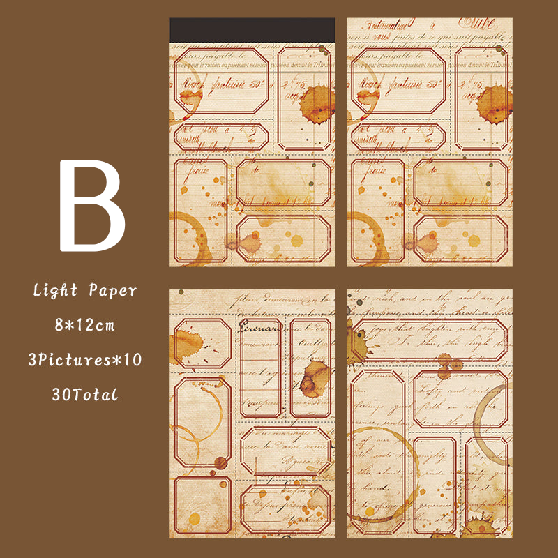 Coffee Diary Series note paper