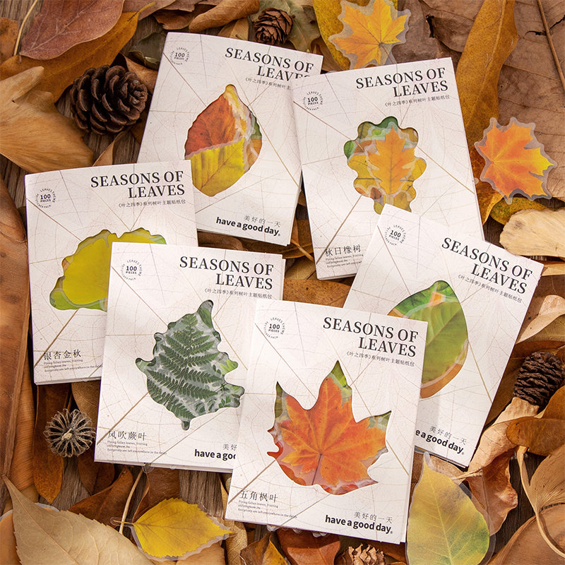 Four Seasons of leaves series sticker 