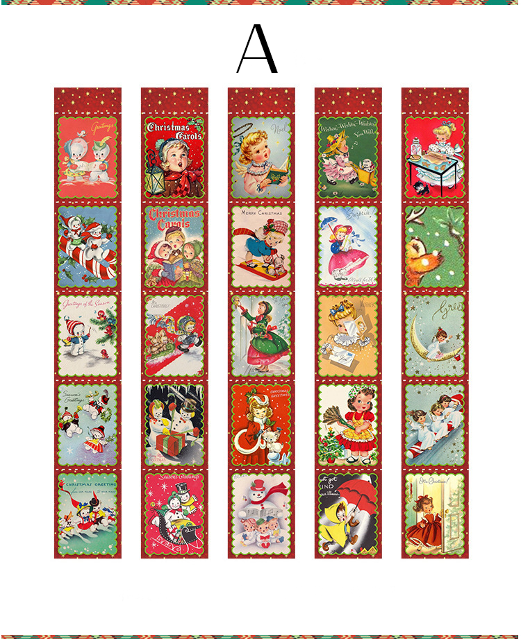 Christmas Adventure Series Long Stickers