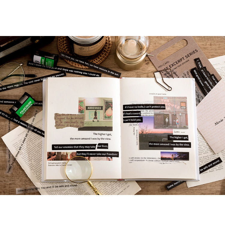 Stripe Stickers Life Pakcs 40pcs