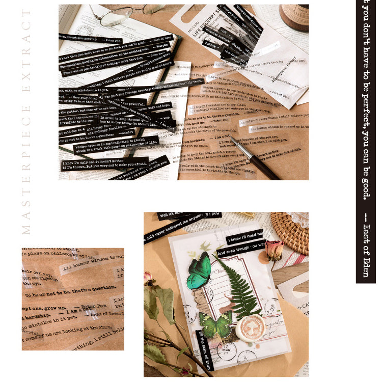 Stripe Stickers Life Pakcs 40pcs