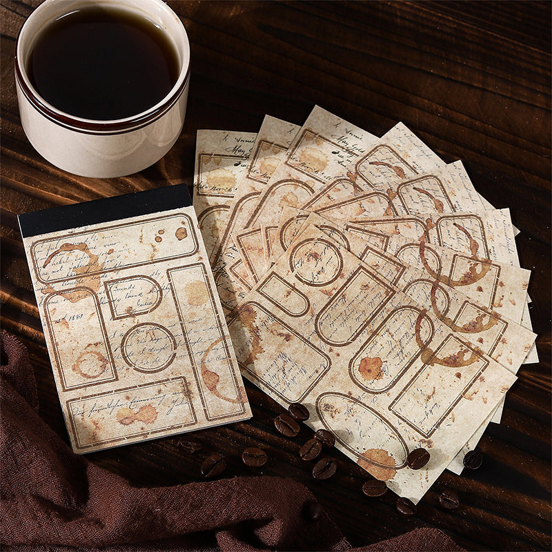 Coffee Diary Series note paper