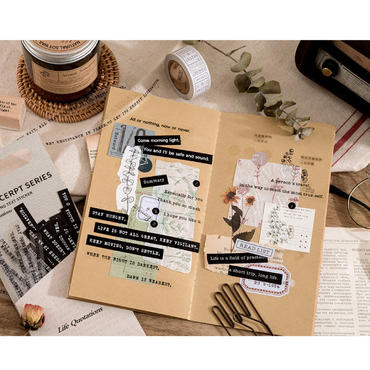 Stripe Stickers Life Pakcs 40pcs