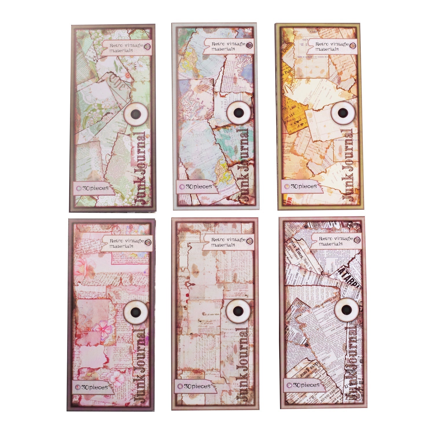 Old Dream Book Series Alien Book Page Scarpbook Paper