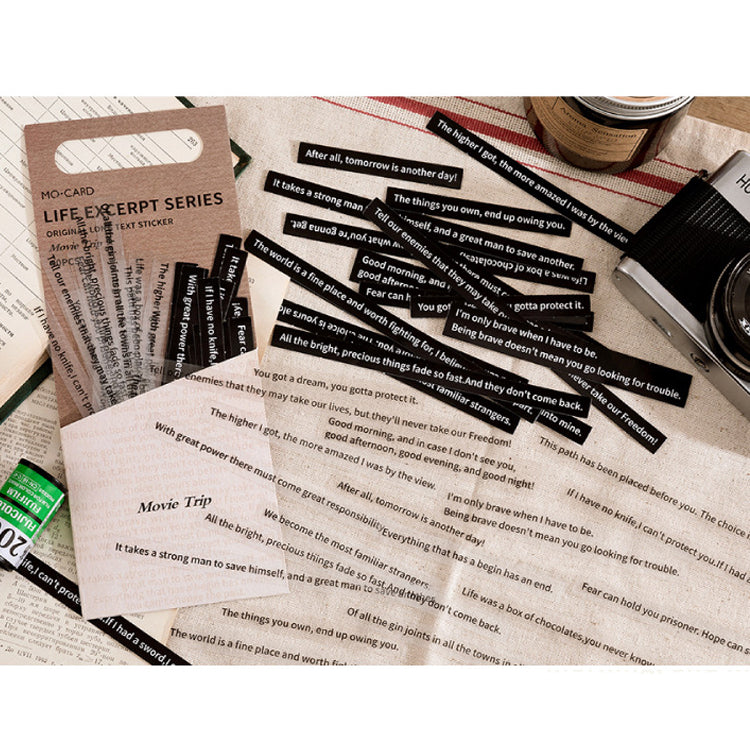 Stripe Stickers Life Pakcs 40pcs