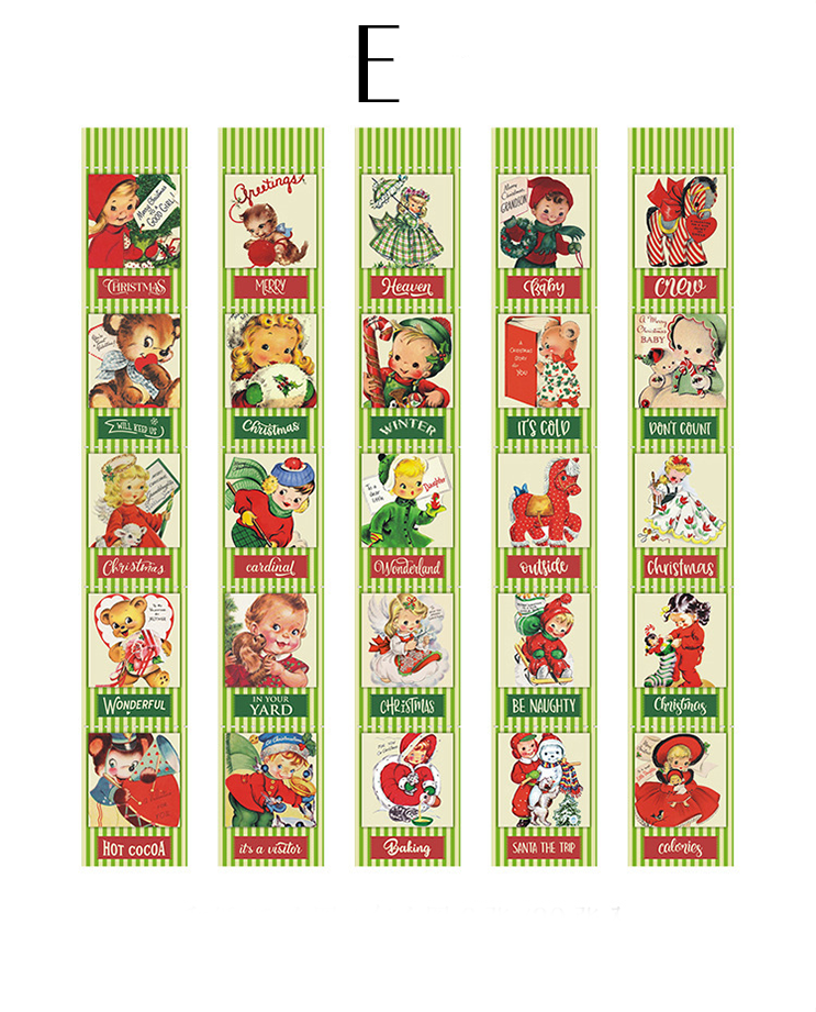 Christmas Adventure Series Long Stickers