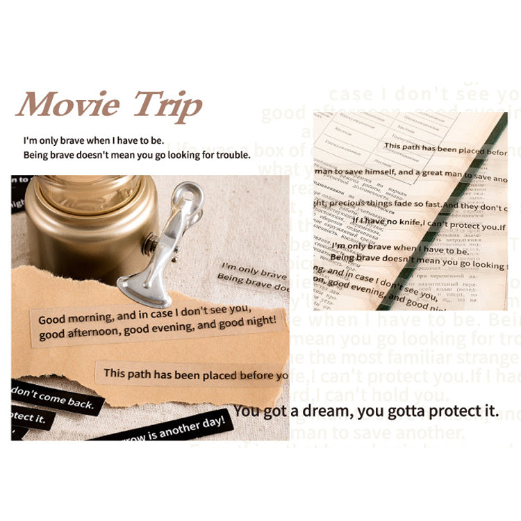 Stripe Stickers Life Pakcs 40pcs