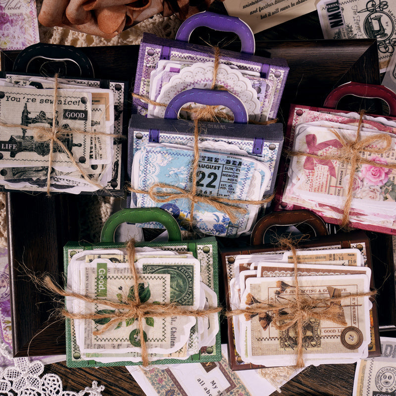 Sewing hand made series sticker