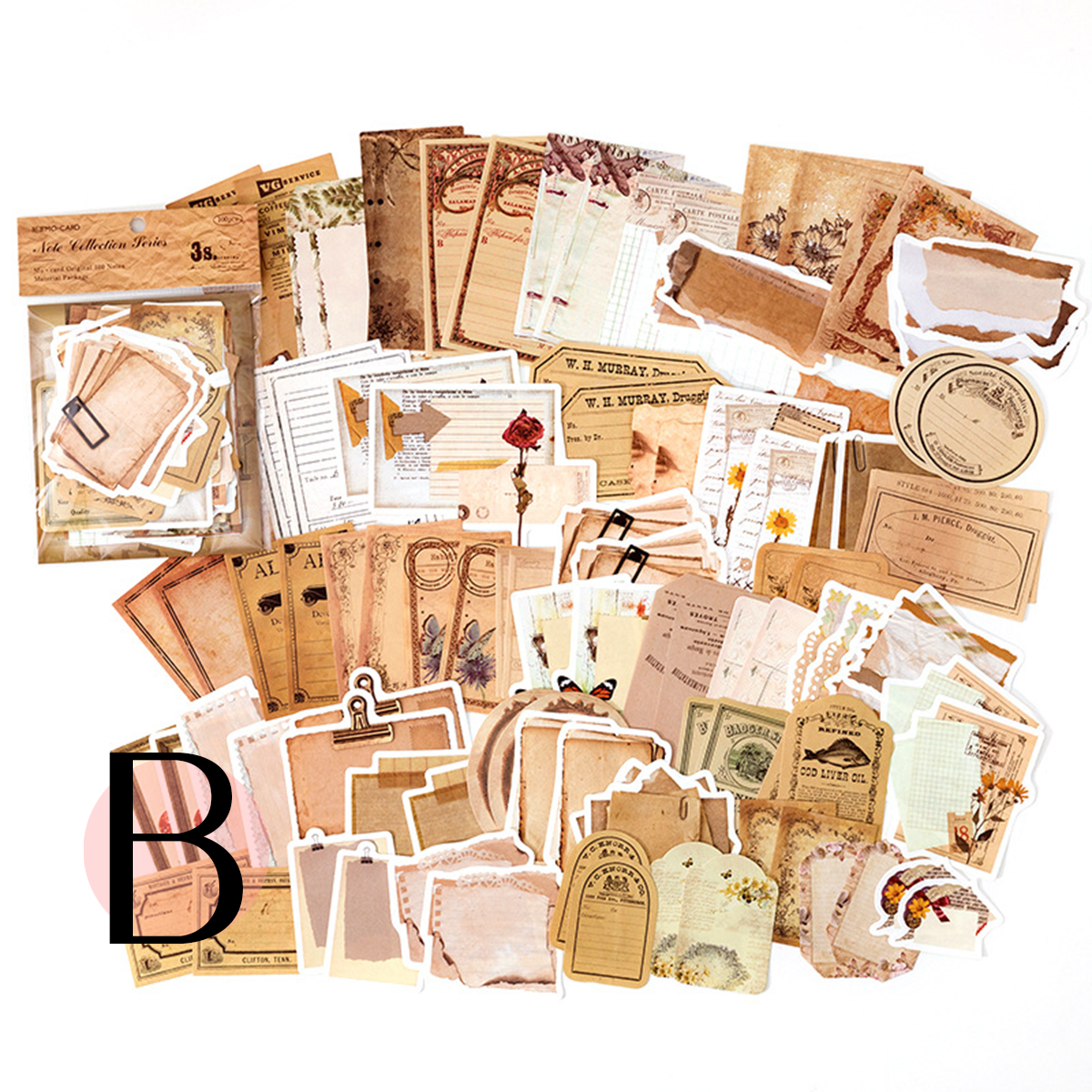 MOCARD Decorative Scrapbook Paper 100PCS