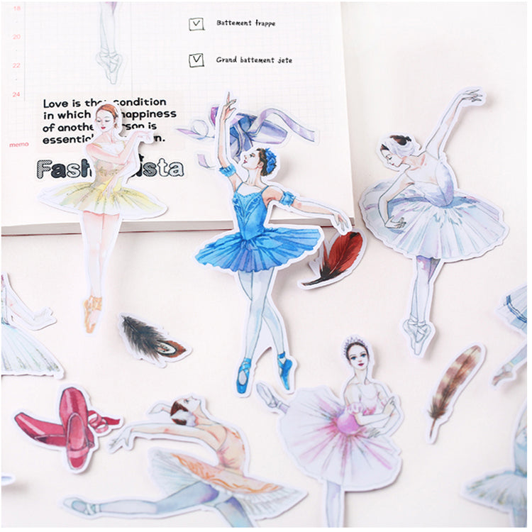 Ballet Girl Stickers 15pcs