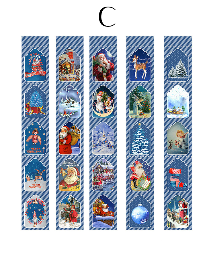 Christmas Adventure Series Long Stickers