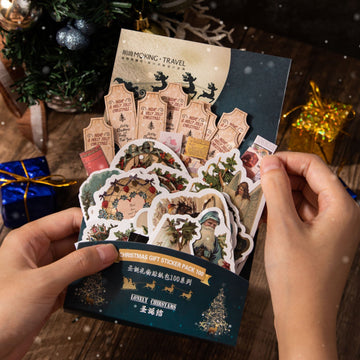 Christmas Gift Stickers 100pcs