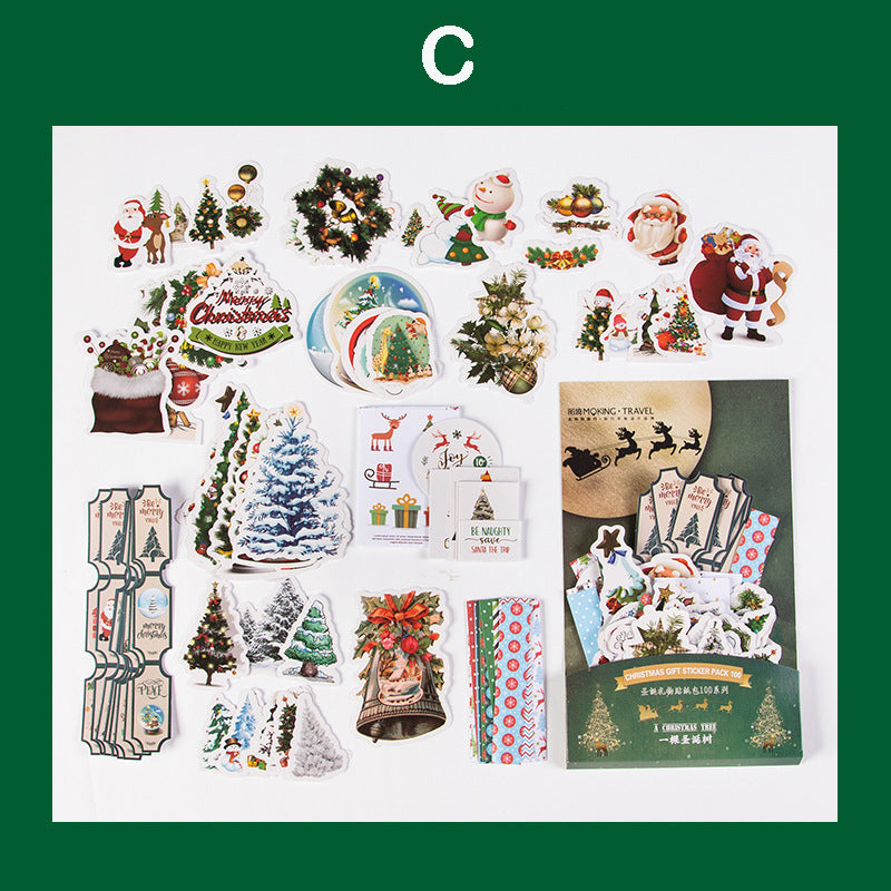 Christmas Gift Stickers 100pcs