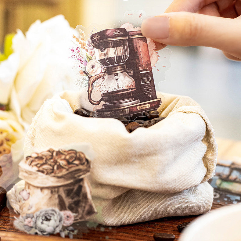 Coffee Theme Stickers 30pcs