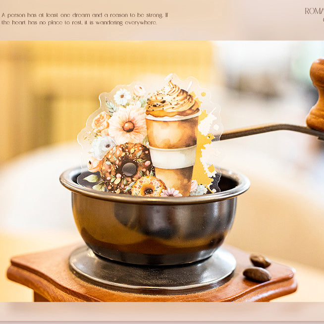 Coffee Theme Stickers 30pcs