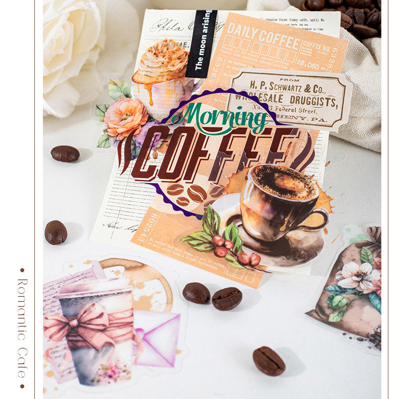 Coffee Theme Stickers 30pcs