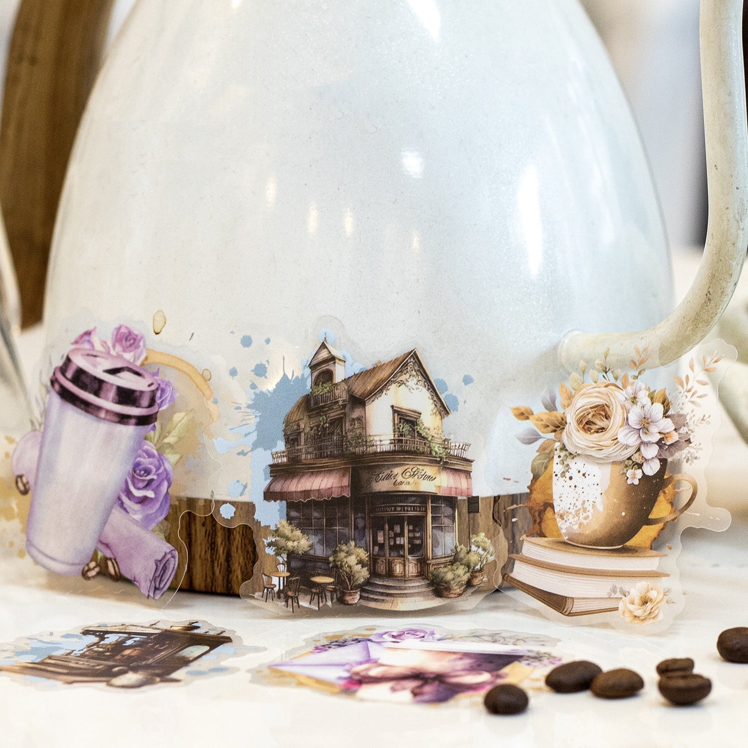 Coffee Theme Stickers 30pcs