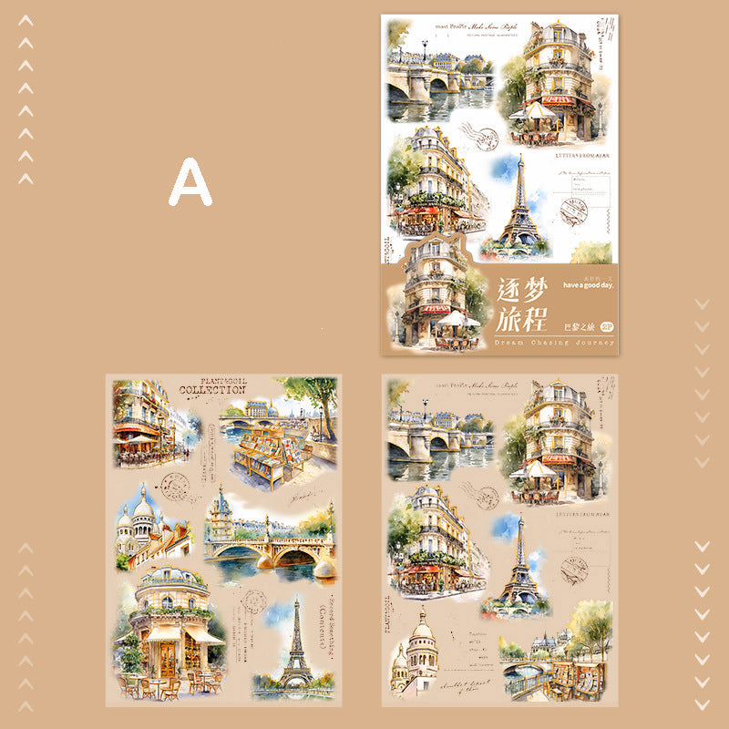 Dream Chasing Journey Stickers | MooboomPlanner