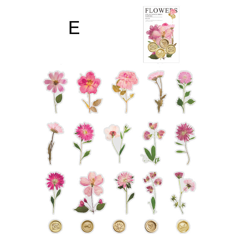 Dried Flower Collection Stickers