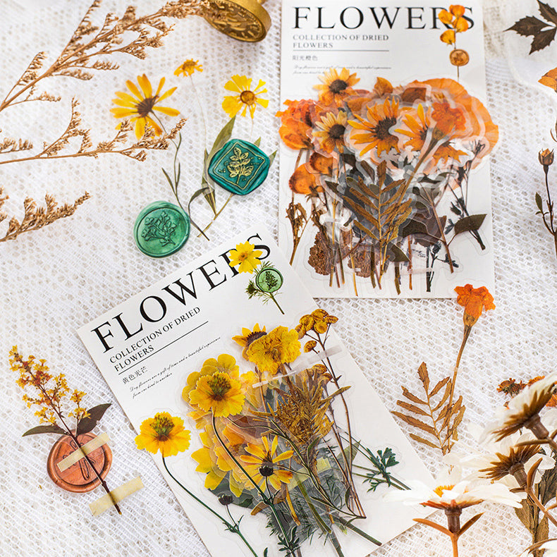 Dried Flower Collection Stickers