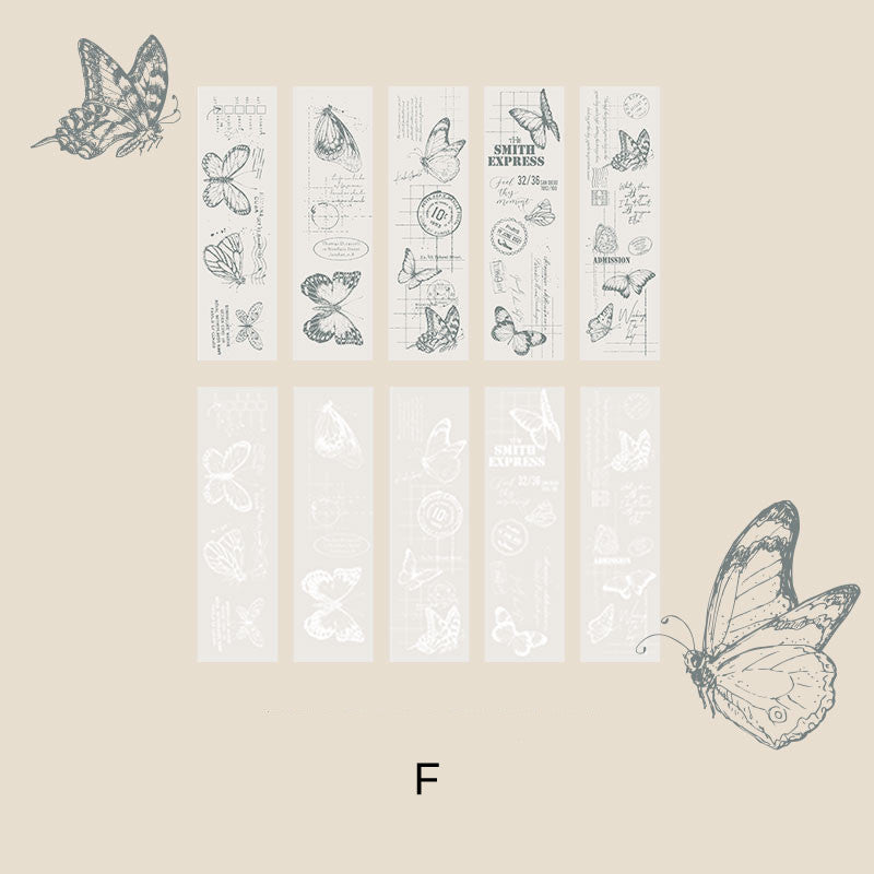 butterfly vellum scrapbook paper